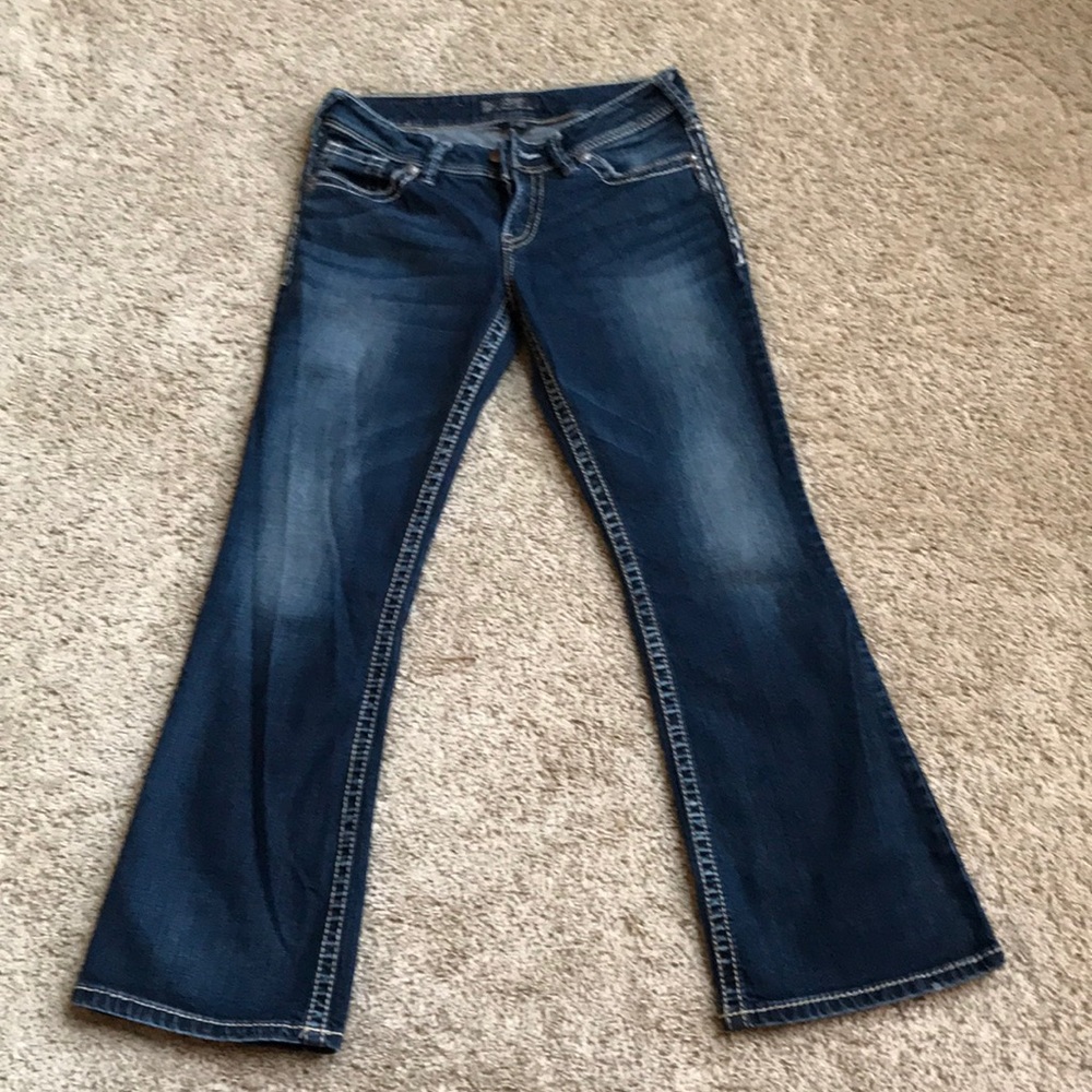 Silver Suki Jeans